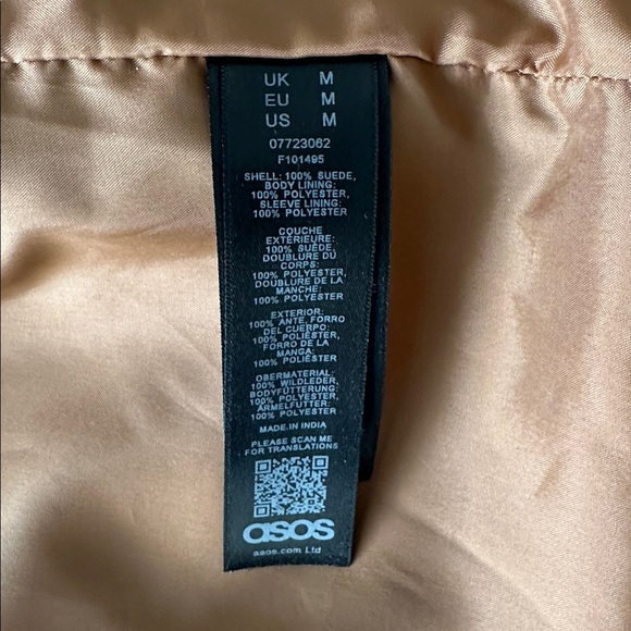 Men's Tan Suede Jacket - Picture 5 of 7